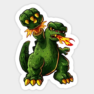 Shogunzilla Sticker